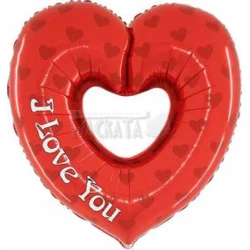 Фолиев балон сърце - I Love You