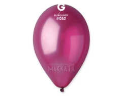 Балони металик в цвят бургунди GM110 5бр