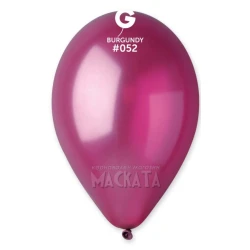 Балони металик в цвят бургунди GM110 5бр