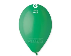 Пастелни балони в тъмнозелен цвят G110 - 5бр