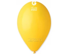 Пастелни балони в жълт цвят G110 - 5бр