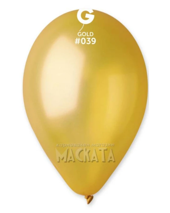 Балони металик в цвят злато GM110 5бр