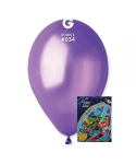 Пакет балони металик в тъмнолилав цвят GM110 100бр