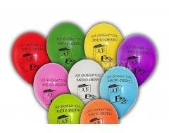 Балони с щампа „На добър час, мило дете“ – 5 броя