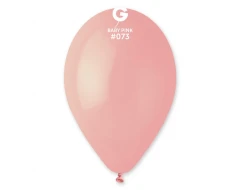 Пастелни балони в бебешко розов цвят G110 - 5бр
