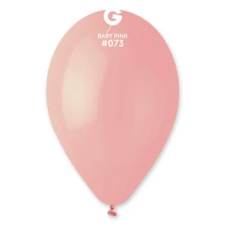 Пастелни балони в бебешко розов цвят G110 - 5бр