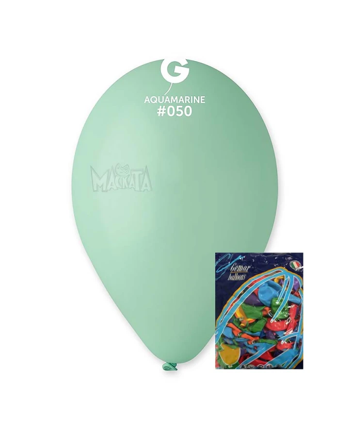Пакет балони в цвят аквамарин G110 100бр
