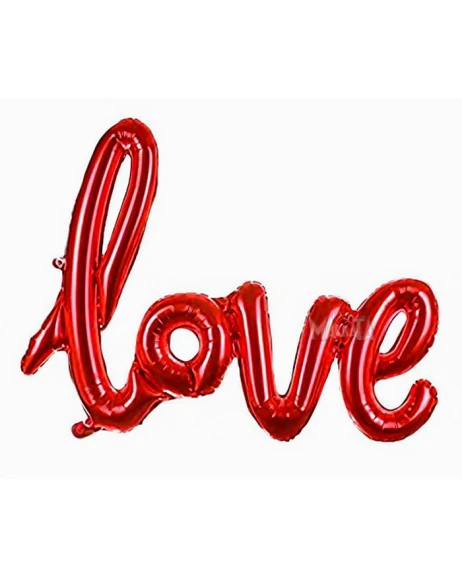 Фолиев балон надпис  - Love