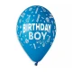 Балони с щампа - Birthday Boy 5бр