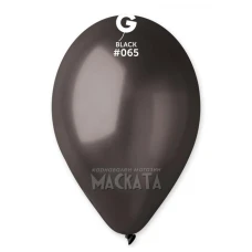 Балони металик в черен цвят GM110 5бр