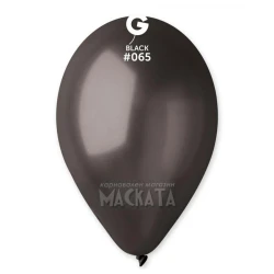 Балони металик в черен цвят GM110 5бр