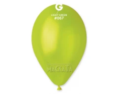 Балони металик в светлозелен цвят GM110 5бр