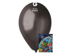 Пакет балони металик в черен цвят GM110 100бр
