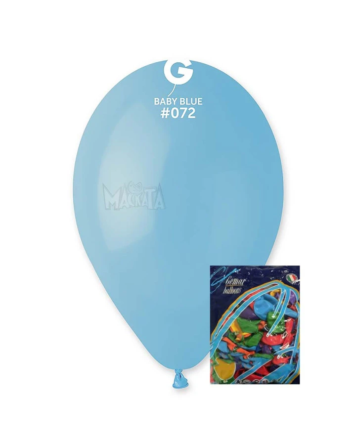 Пакет балони в цвят бебешко синьо G110 100бр