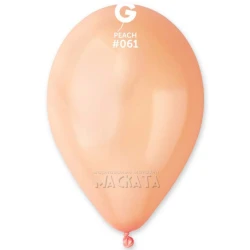 Балони металик в цвят праскова GM110 5бр