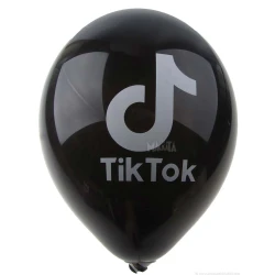 Балони с щампа - Tik Tok 5бр