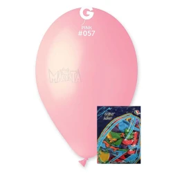 Пакет балони в светлорозов цвят G110 100бр