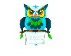 Фолиев балон - Бухал с послание