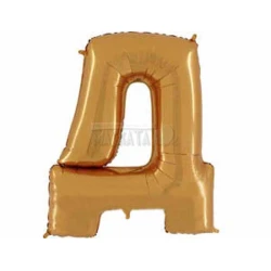 Фолиев балон златна буква Д