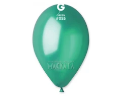 Балони металик в тъмнозелен цвят GM110 5бр