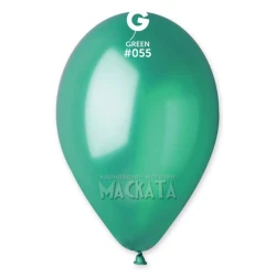 Балони металик в тъмнозелен цвят GM110 5бр