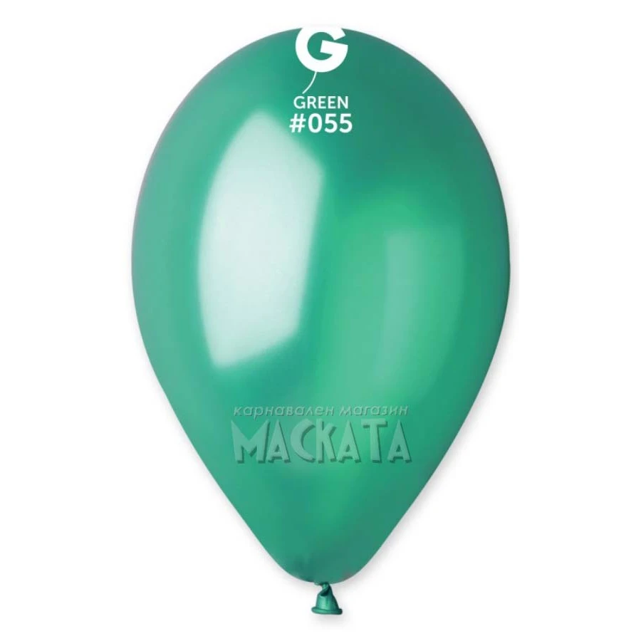 Балони металик в тъмнозелен цвят GM110 5бр