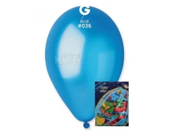 Пакет балони металик в син цвят GM110 100бр