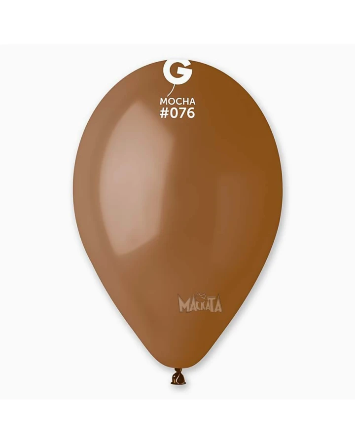 Пастелни балони в цвят мока G110 - 5бр
