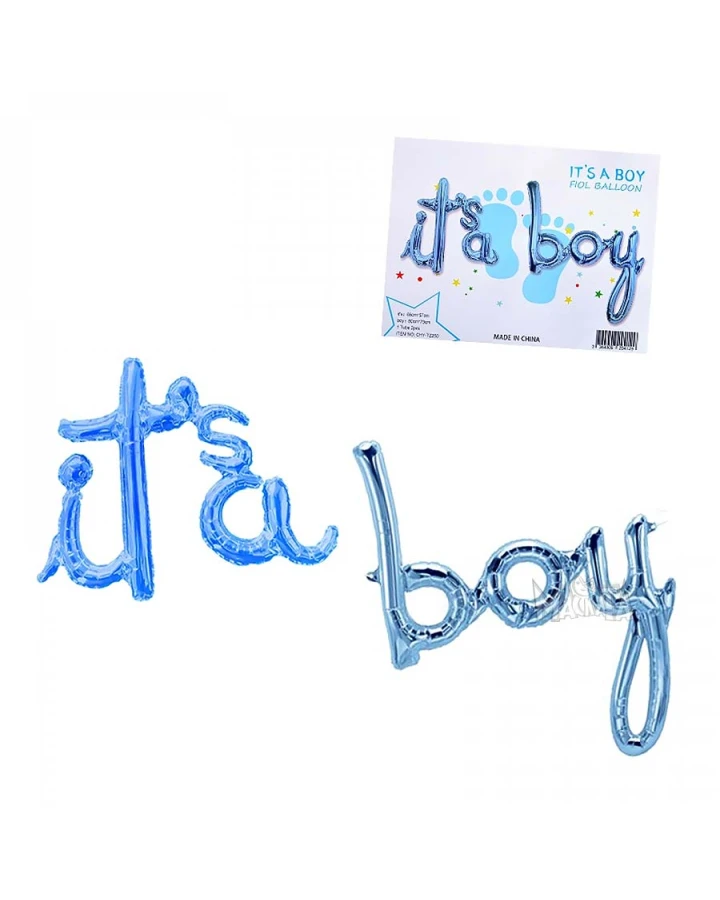 Фолиев балон - Надпис It`s a boy