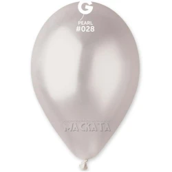 Балони металик в цвят перла GM110 5бр