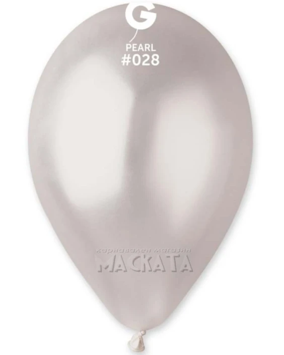 Балони металик в цвят перла GM110 5бр