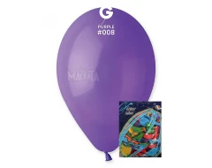 Пакет балони в тъмнолилав цвят G110 100бр