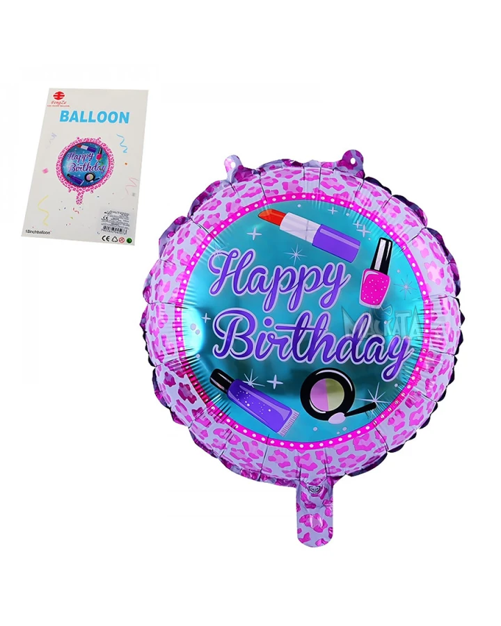 Фолиев балон - Happy Birthday за мадами