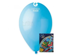 Пакет балони в светлосин цвят G110 100бр
