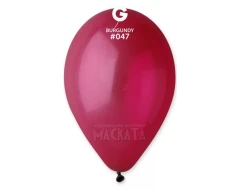 Пастелни балони в цвят бургунди G110 - 5бр