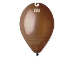 Пастелни балони в кафяв цвят G110 -  5бр