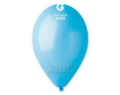 Пастелни балони в светлосин цвят G110 - 5бр