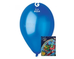 Пакет балони металик в тъмносин цвят GM110 100бр