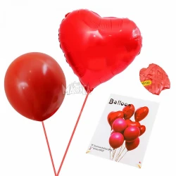 Парти сет от балони Heart  - 10 бр
