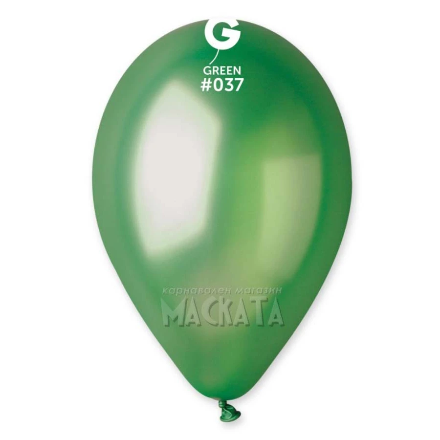 Балони металик в зелен цвят GM110 5бр