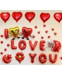Фолиеви балони - Букви I Love You в червен цвят Фолиеви балони - Букви I Love You в червен цвят