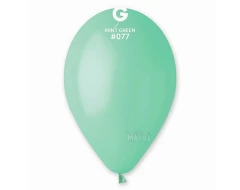 Пастелни балони в цвят мента G110 - 5бр