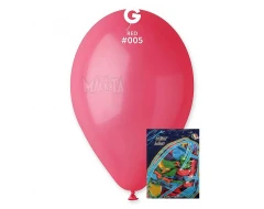 Пакет балони в светлочервен цвят G110 100бр