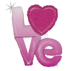 Фолиев балон надпис - LOVE