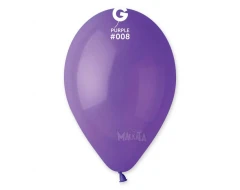 Пастелни балони в лилав цвят G110 - 5бр