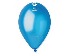 Балони металик в син цвят GM110 5бр