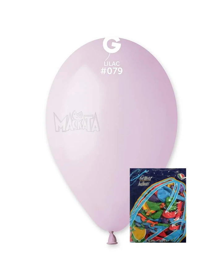 Пакет балони в цвят люляк G110 100бр