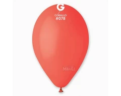 Пастелни балони в цвят корал G110 - 5бр