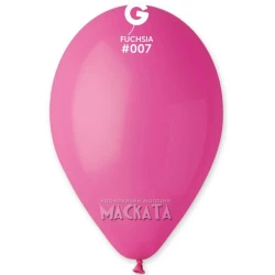 Пастелни балони в цвят циклама G110 - 5бр