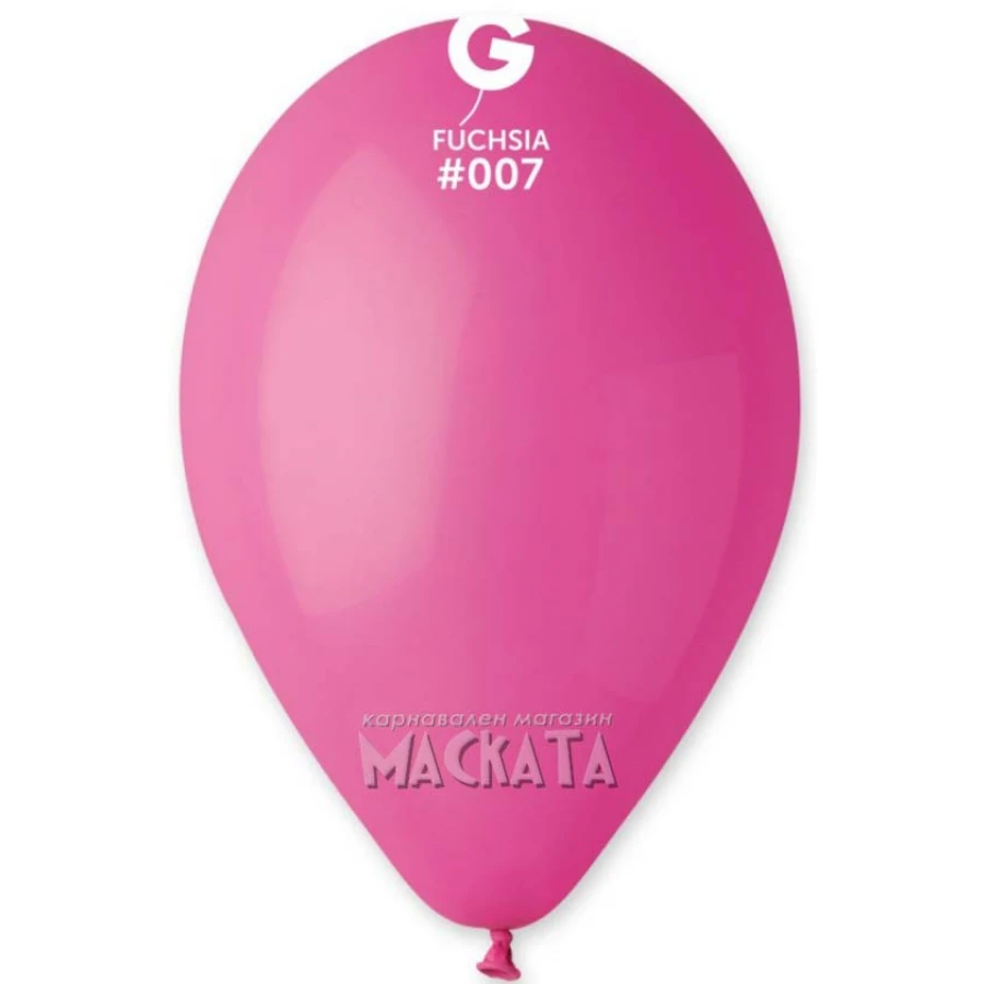 Пастелни балони в цвят циклама G110 - 5бр